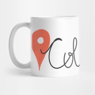 Columbus Location Pin Mug